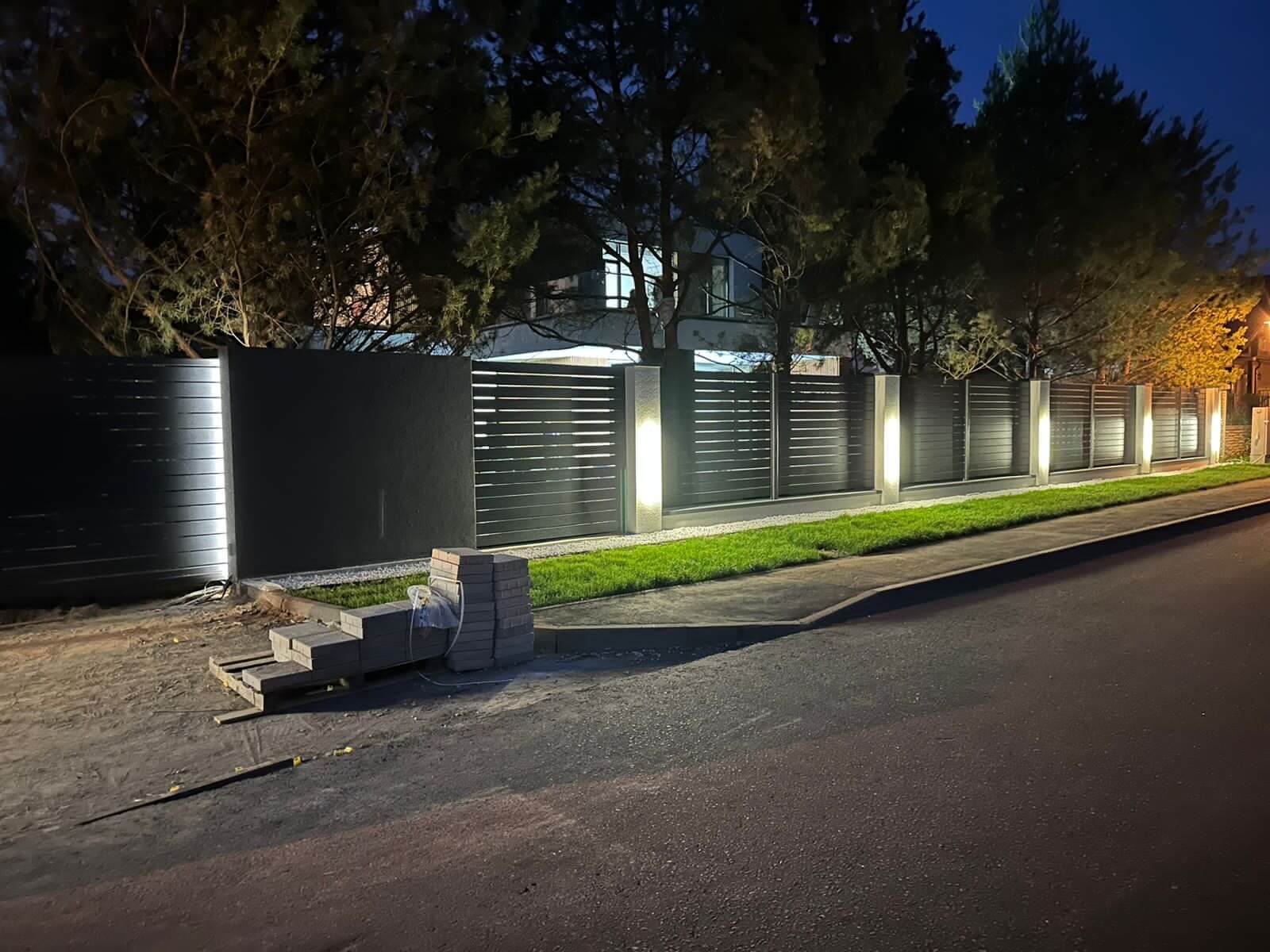 Забор-ранчо из металлопланкена 36м RAL7024 Серый Графит фото 11 в Таганроге