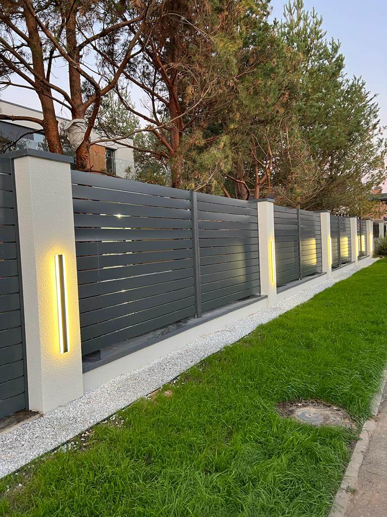 Забор-ранчо из металлопланкена 36м RAL7024 Серый Графит фото 13 в Таганроге